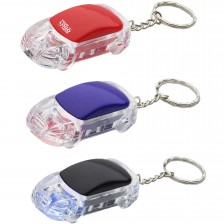 Flashing LED Car-Shape Key Chain 